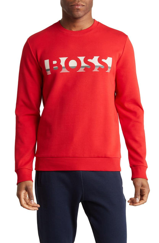 HUGO BOSS Men’s Sweatshirt – Red