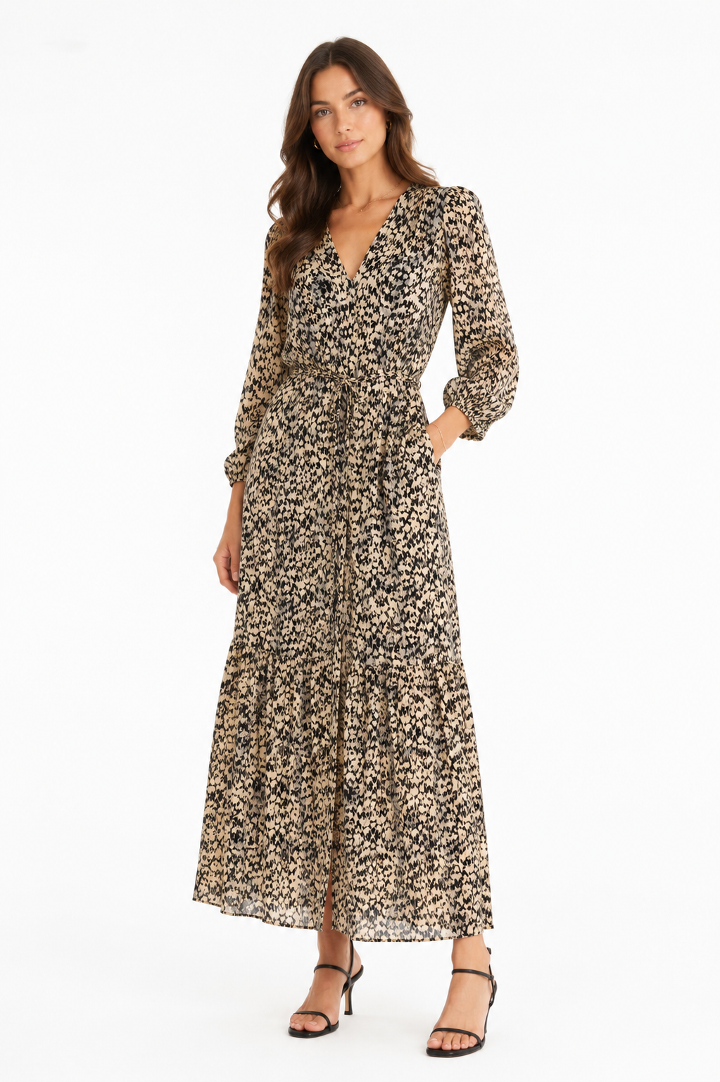 Mango Women's Printed Maxi Dress