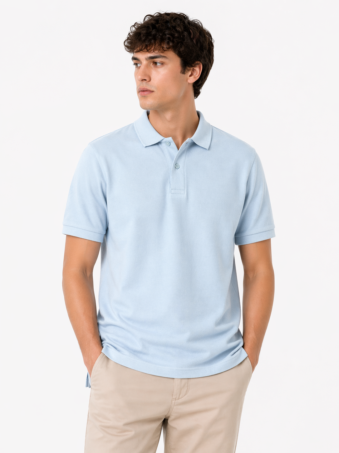 Celio Light Blue Polo T-Shirt