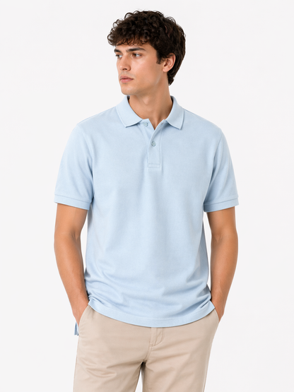Celio Light Blue Polo T-Shirt