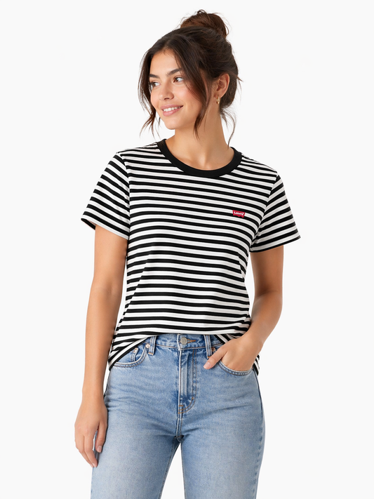 Levi’s Striped T-Shirt – Black & White