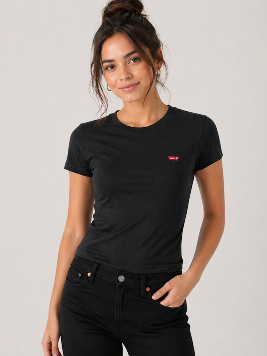 Levi’s Black Basic T-Shirt (Red Tab Logo)