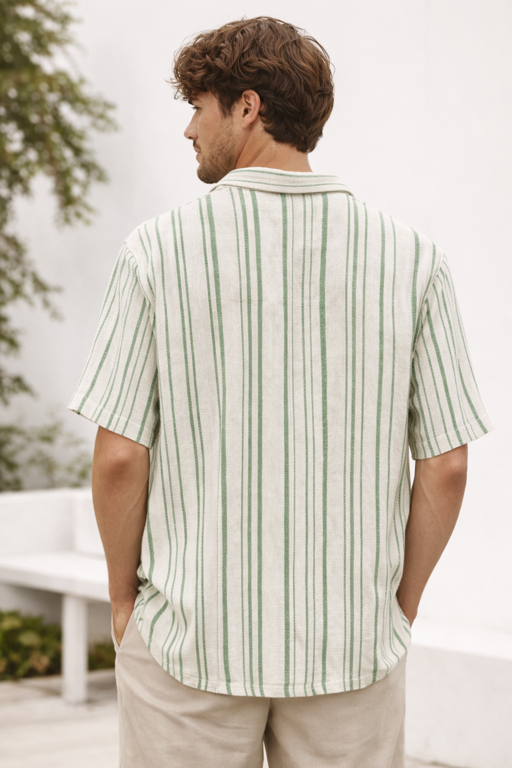 ZARA Oversized Striped Shirt