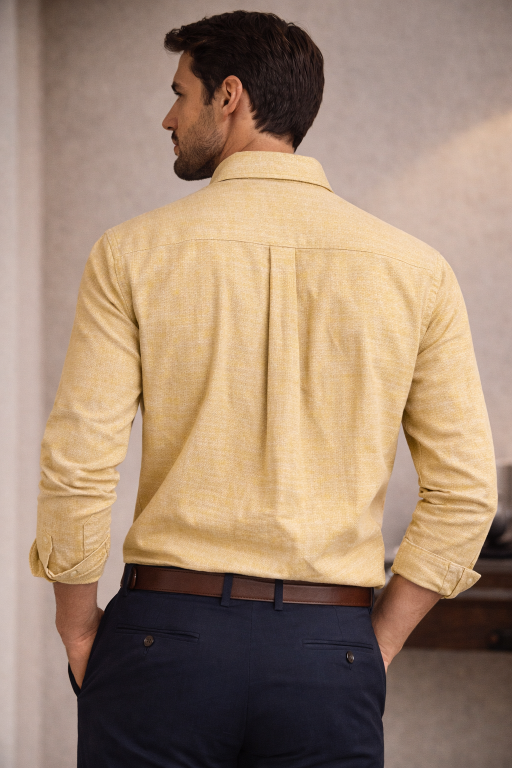 Polo Ralph Lauren Slim Fit Shirt – Soft Yellow