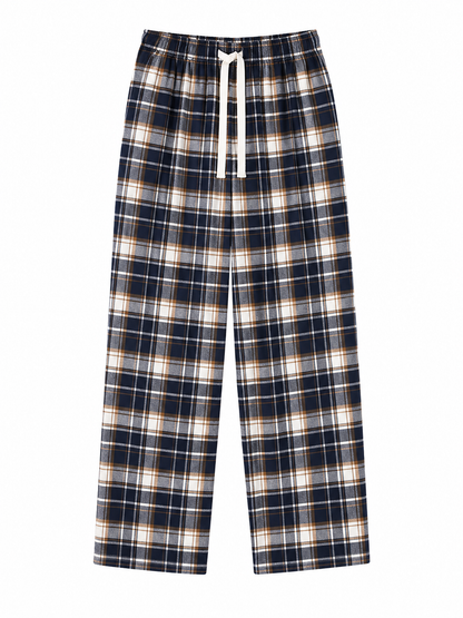 George Navy Checkered Lounge Pants