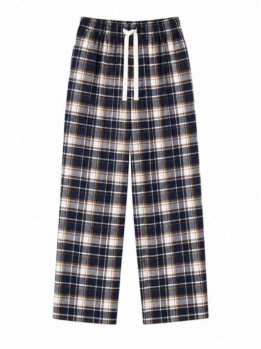 George Navy Checkered Lounge Pants