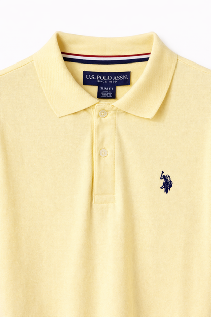 U.S. Polo Assn. Classic Polo Shirt – Pastel Yellow