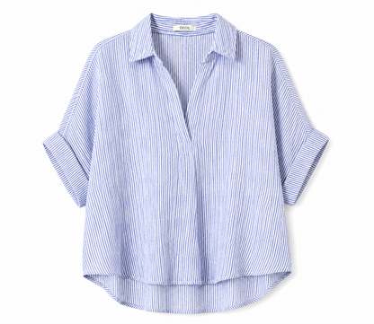 Cecil Short Sleeve Striped Shirt – Product Description