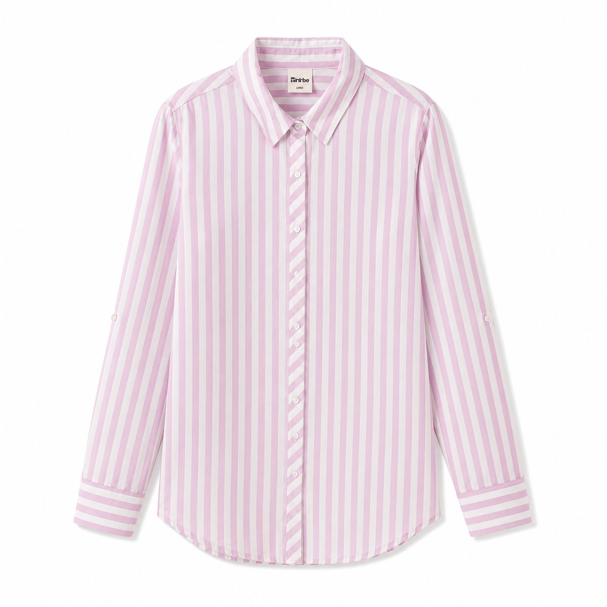 W Pink Striped Button-Up Shirt