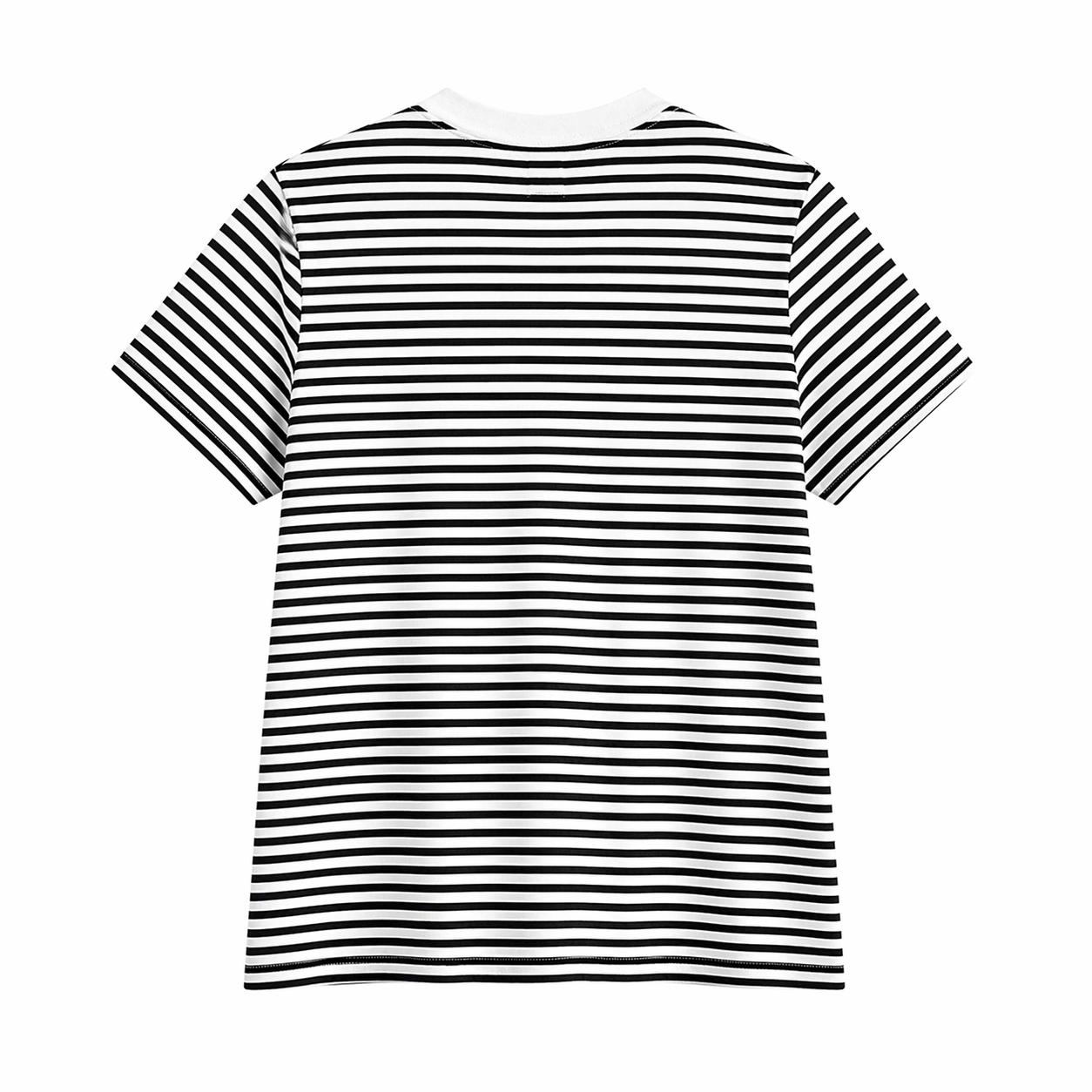 Levi’s Striped T-Shirt – Black & White (White Collar)