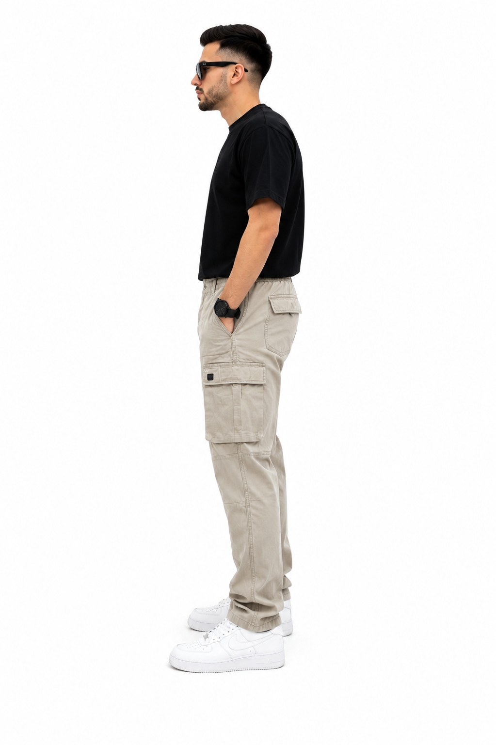 Pull&Bear Loose Fit Cargo Pants