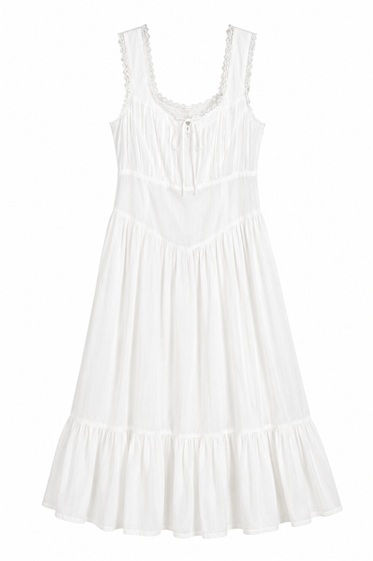 American Eagle – Lace Trim Sleeveless Midi Dress