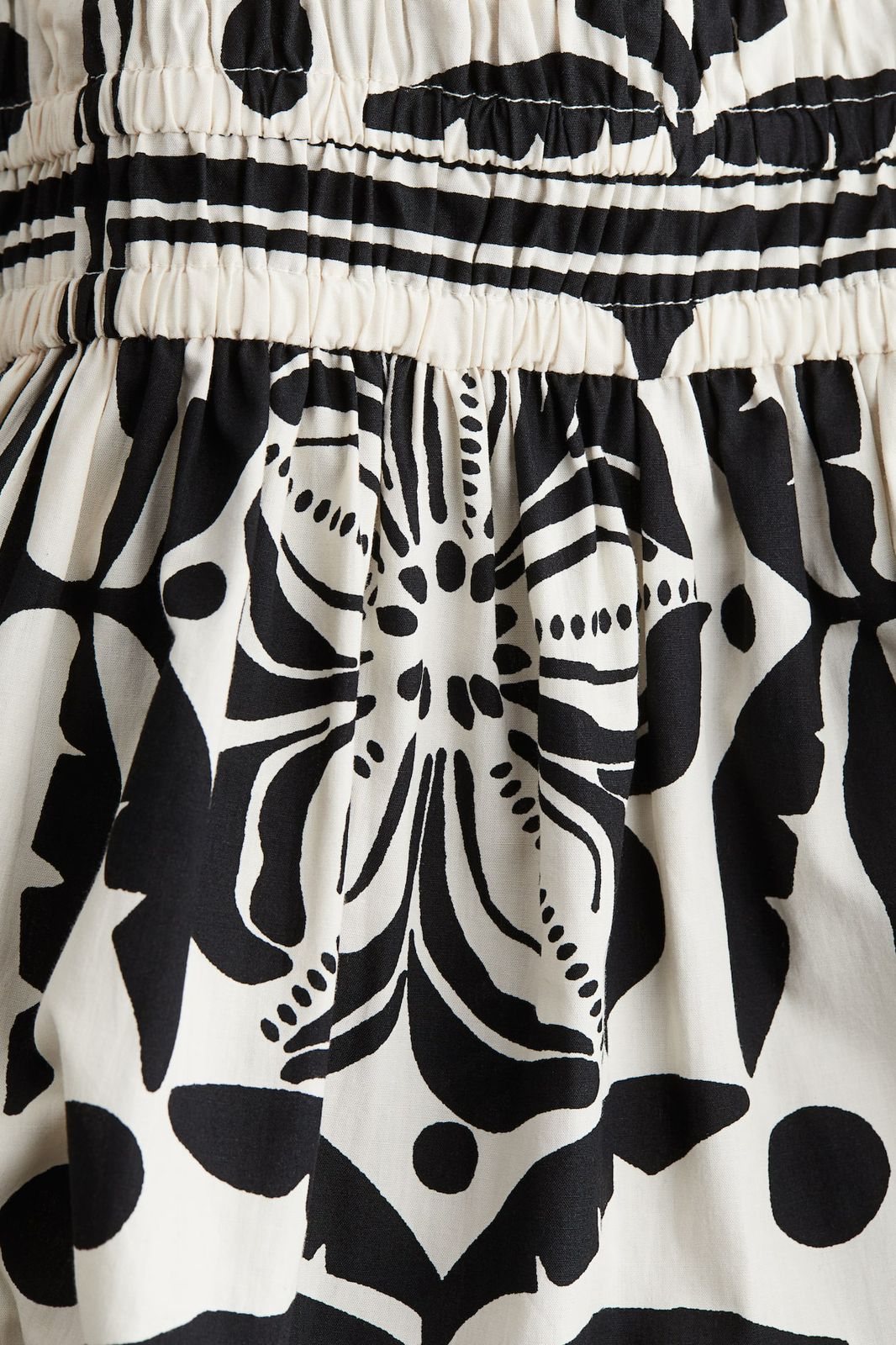 H&M Printed Mini Dress – Black & White