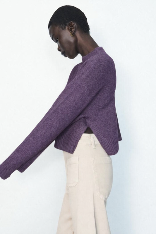 ZARA Women’s Knit Blouse / Sweater