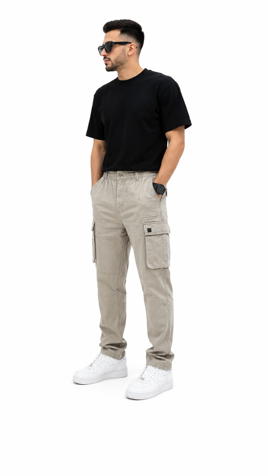 Pull&Bear Loose Fit Cargo Pants