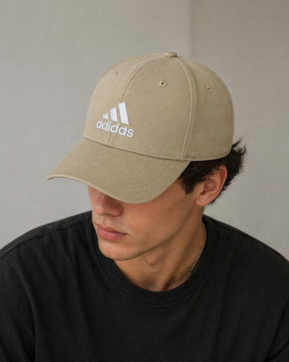 Adidas Cap – Beige Logo Cap