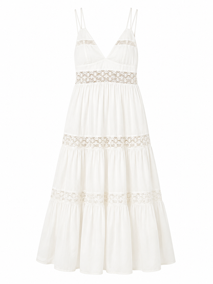 Zara – Lace Trim Maxi Dress