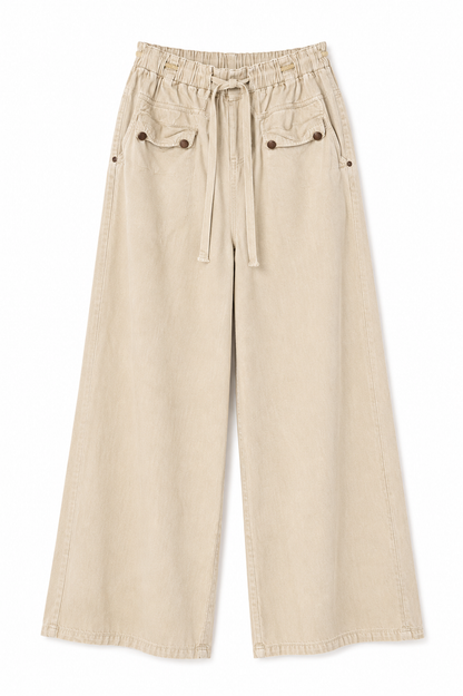 Anthropologie – Wide Leg Utility Drawstring Pants