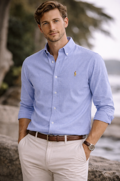 Polo Ralph Lauren Classic Shirt – Blue (Slim Fit)