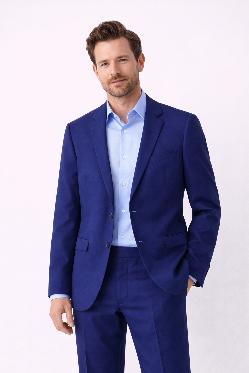 Jack & Jones Men’s Formal Suit - Royal blue