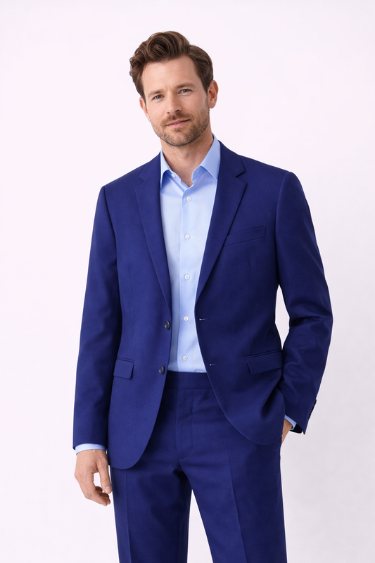 Jack & Jones Men’s Formal Suit - Royal blue