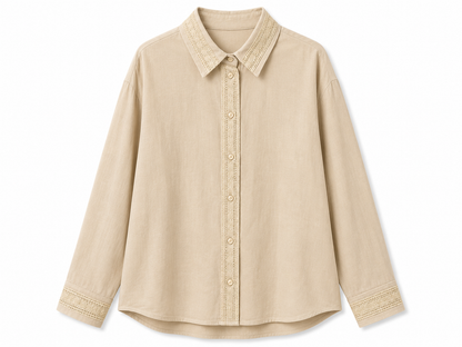 Stradivarius Embroidered Shirt – Product Description