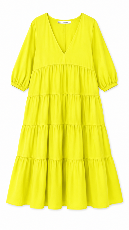Sfera Basic Tiered Midi Dress