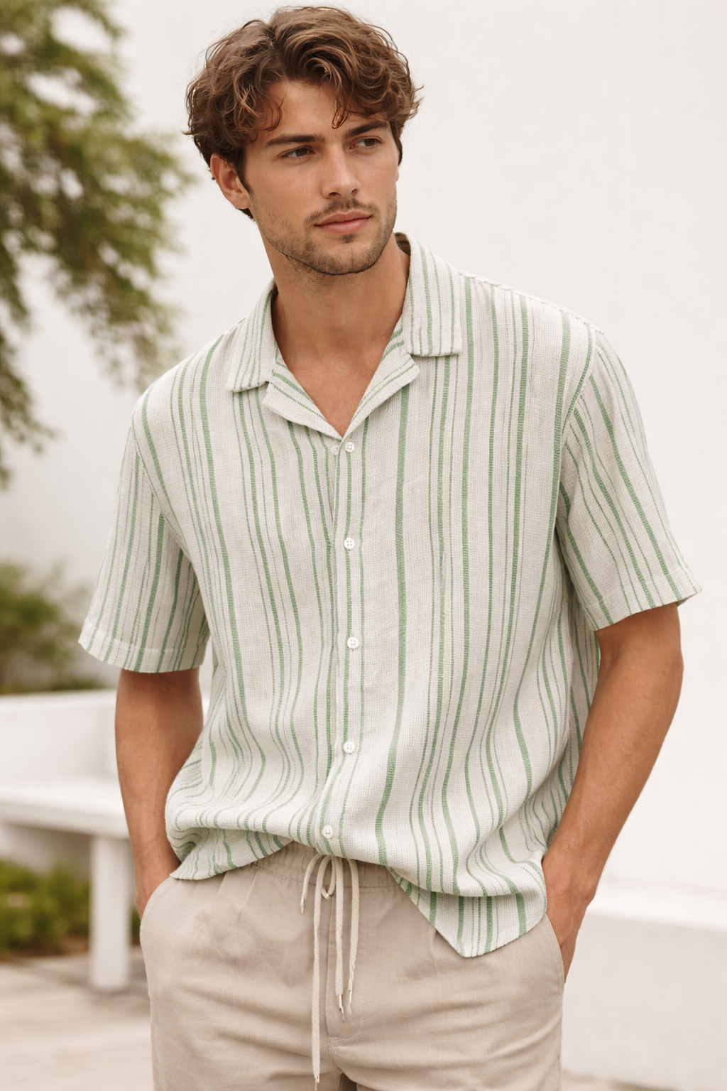 ZARA Oversized Striped Shirt