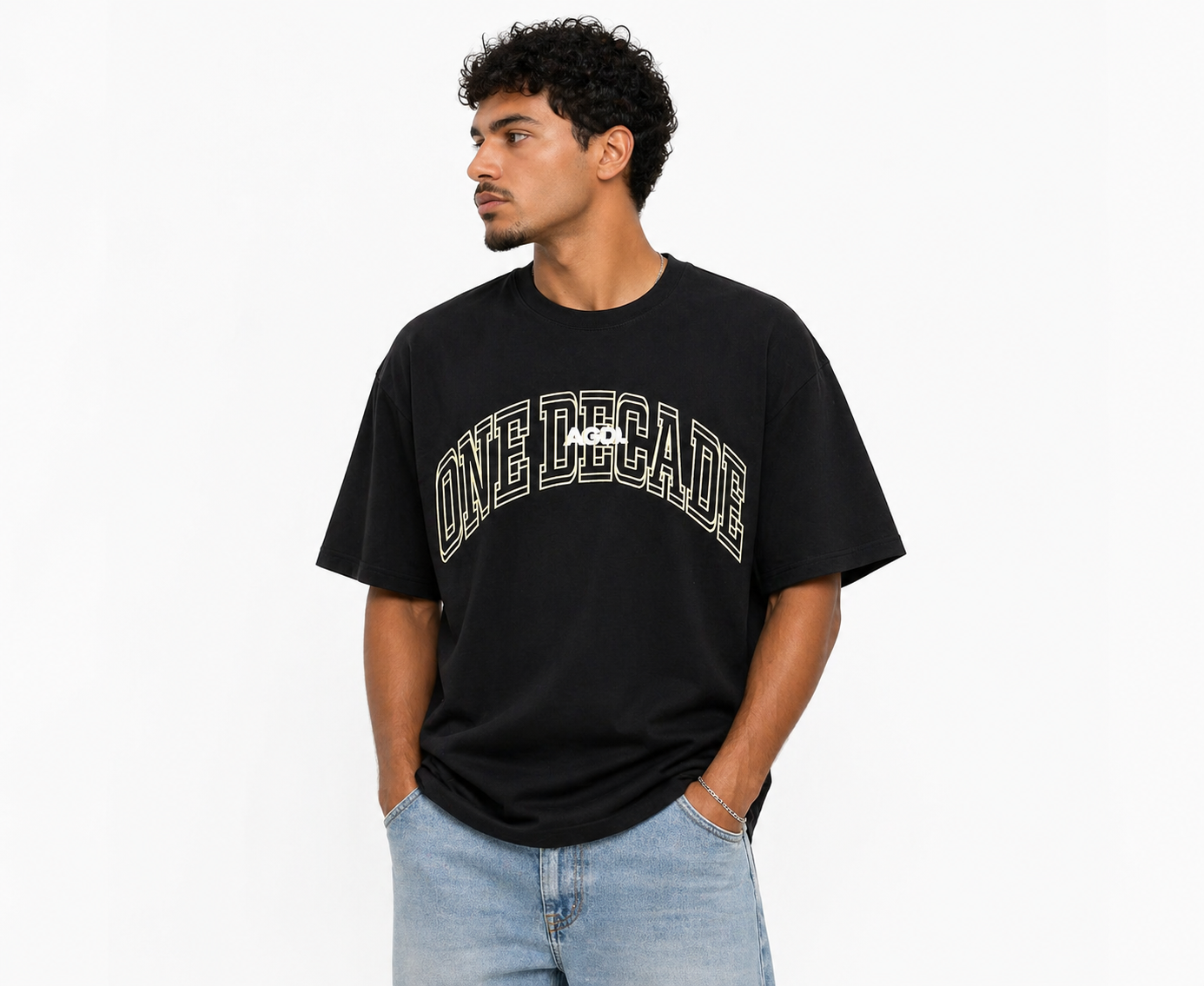 H&M Black “One Decade” Graphic T-Shirt