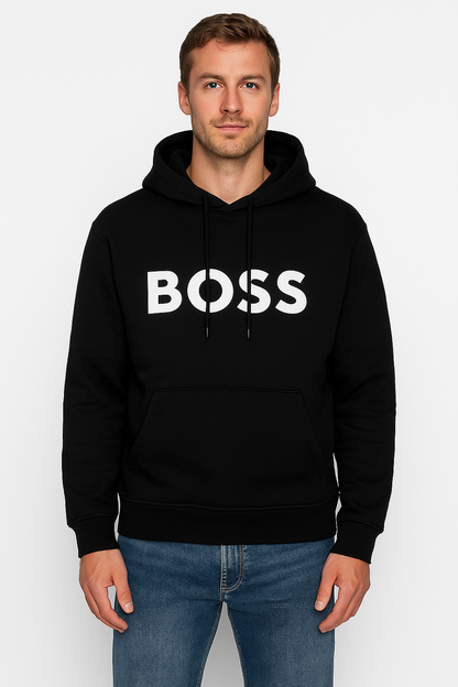 BOSS men’s hoodie in striking red
