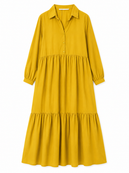 Sfera Basic Tiered Maxi Dress – Product Description
