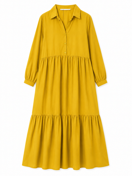 Sfera Basic Tiered Maxi Dress – Product Description