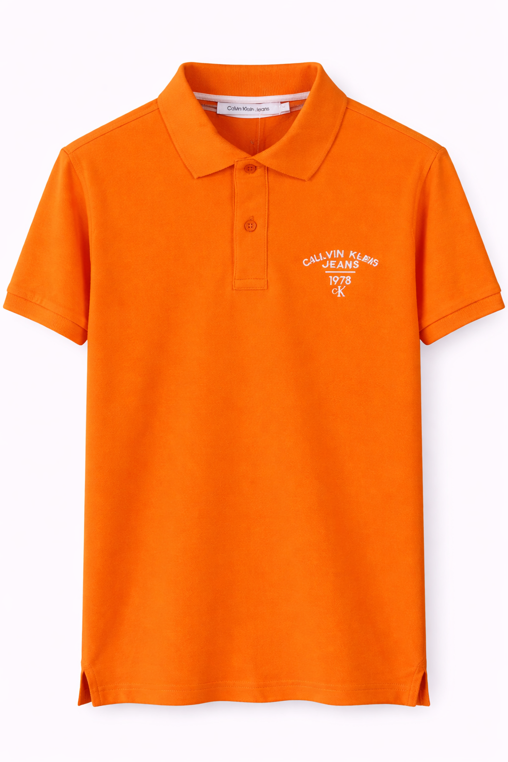 Calvin Klein Jeans Orange Polo Shirt