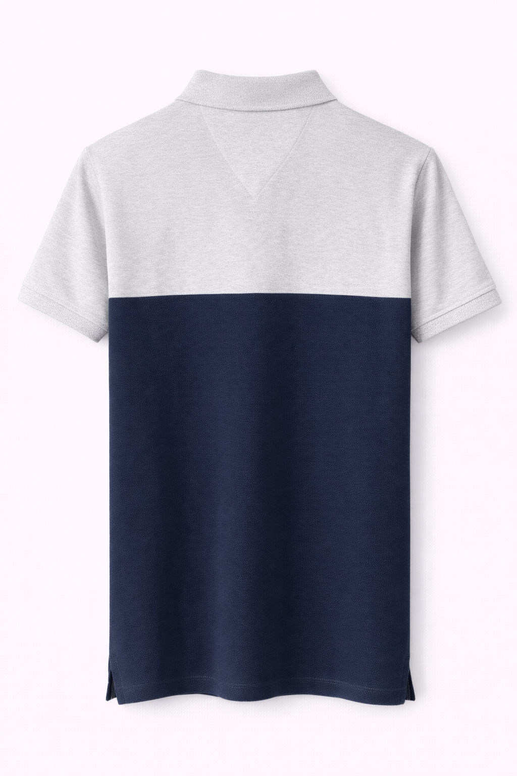 Tommy Hilfiger Color block Polo (Grey & Navy)