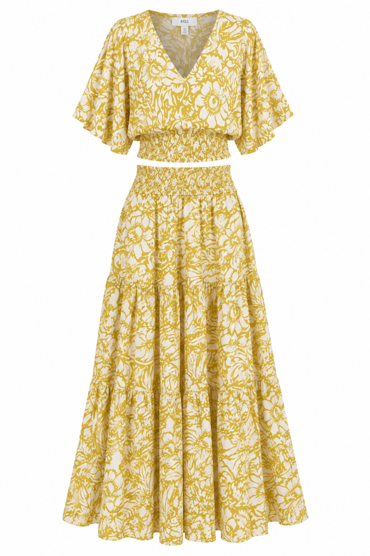 Haute Floral Two-Piece Set