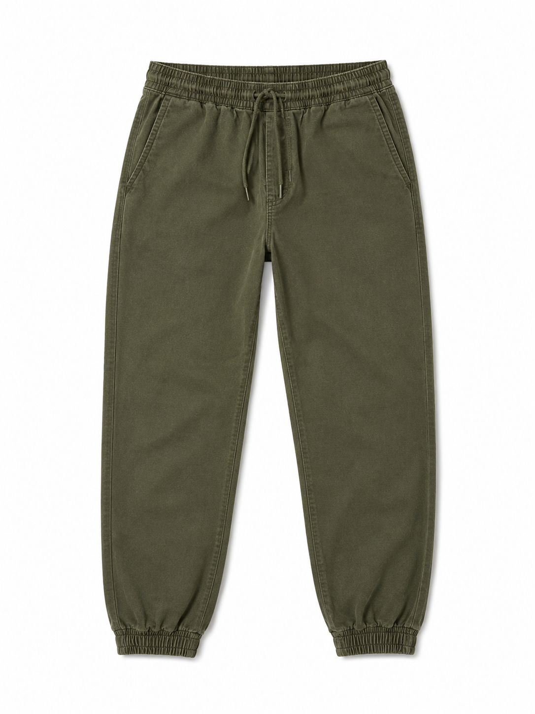 Pull&Bear Washed Olive Jogger Pants