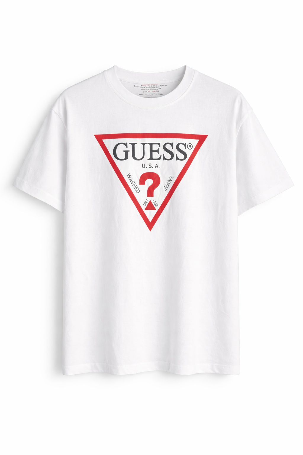 GUESS White Logo T-Shirt
