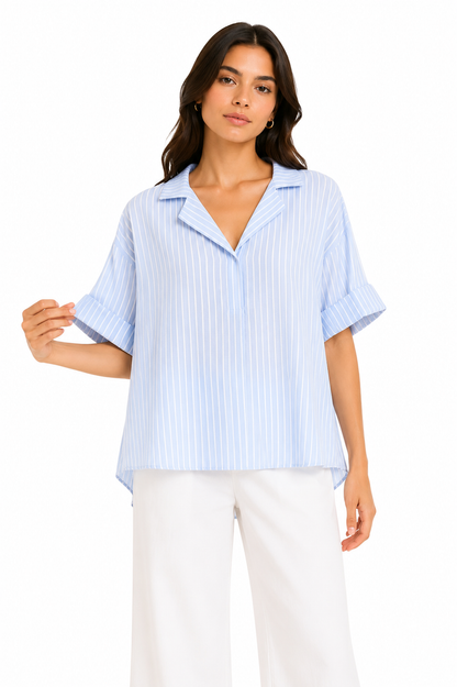 Esprit Striped Relaxed Blouse – Product Description