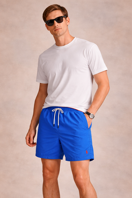 Polo Ralph Lauren Blue Traveller Swim Shorts – 14.5 cm