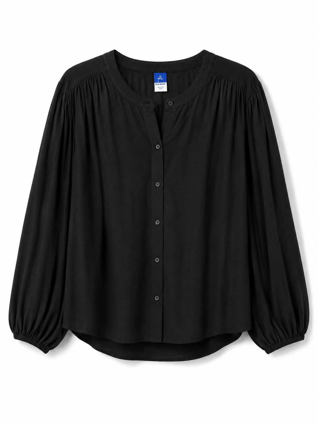 W Classic Button-Front Blouse