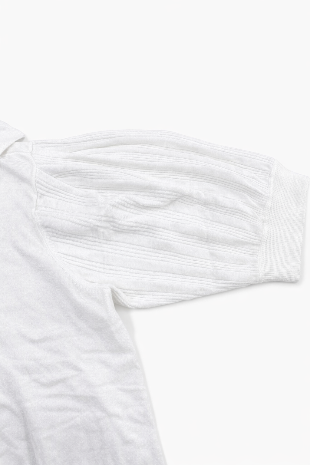 Karl Lagerfeld Paris Elegant Knit Blouse – Off White