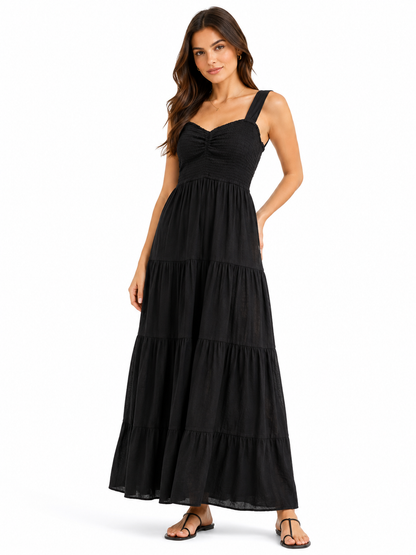 American Eagle Smocked Tiered Maxi Dress