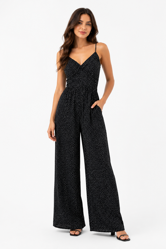 American Eagle – Printed Wide-Leg Jumpsuit