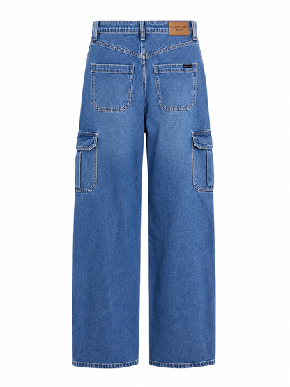 Calvin Klein Wide Leg Cargo Jeans