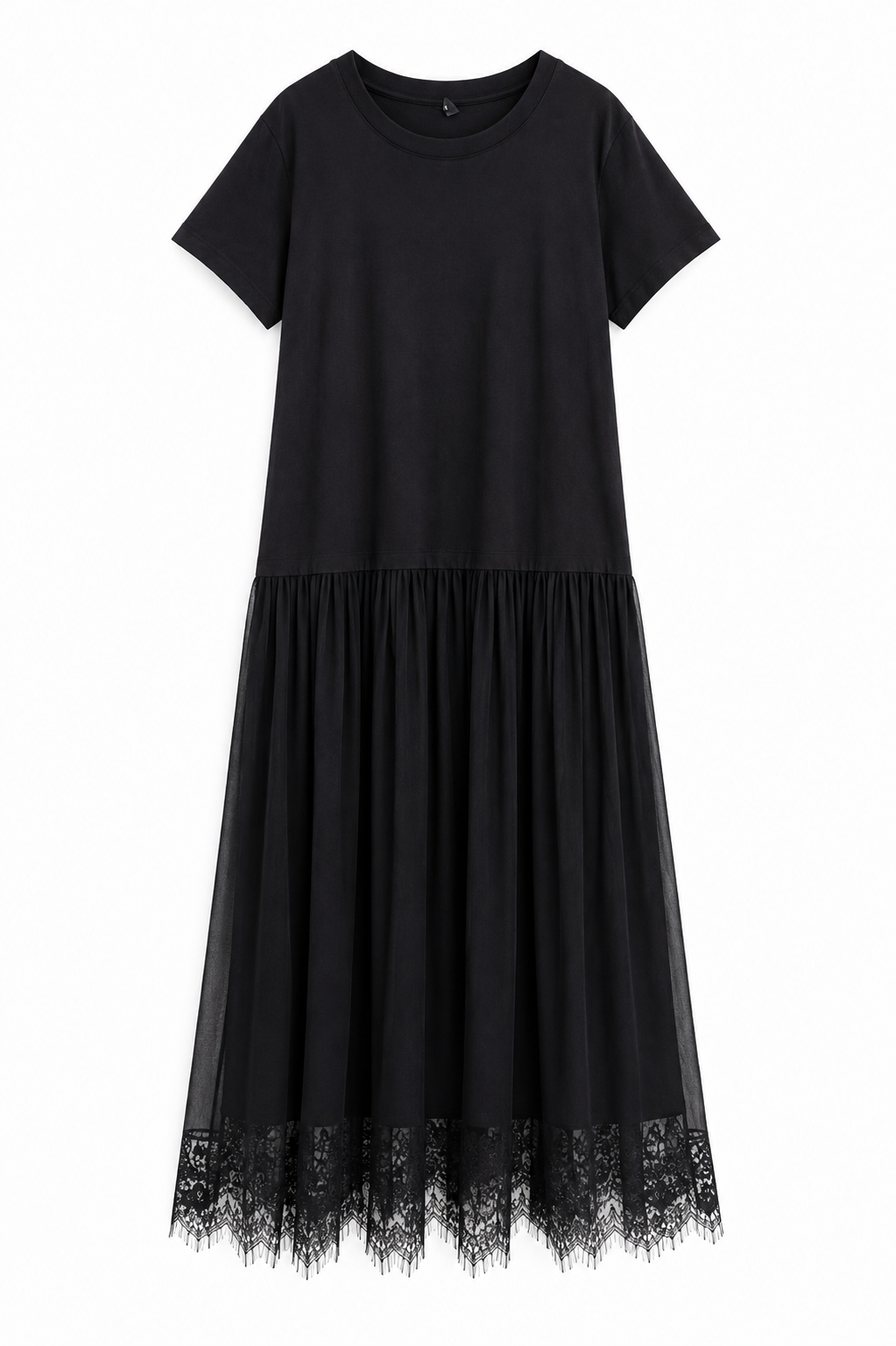 Women's Lace Hem Maxi Dress – Product Description