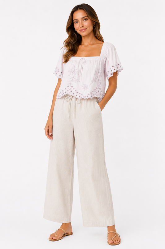 American Eagle Embroidered Blouse – Product Description
