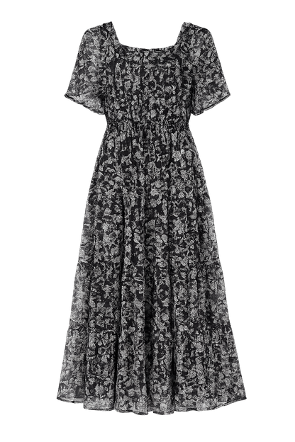 Old Navy Floral Smocked Midi Dress