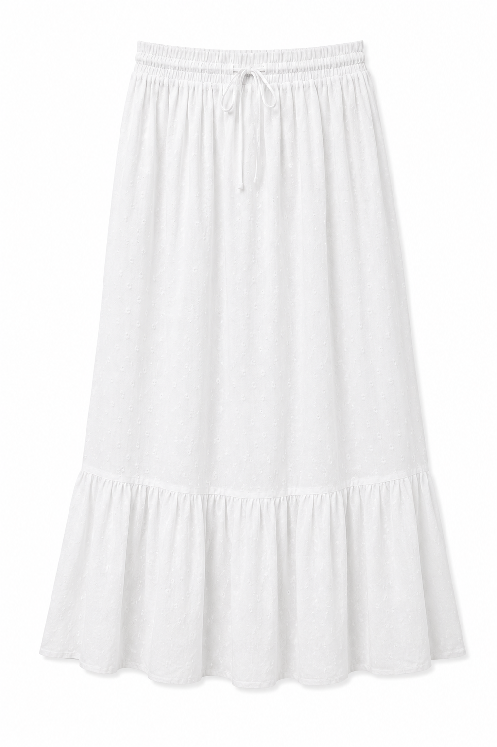 Vero Moda – Textured Tiered Maxi Skirt