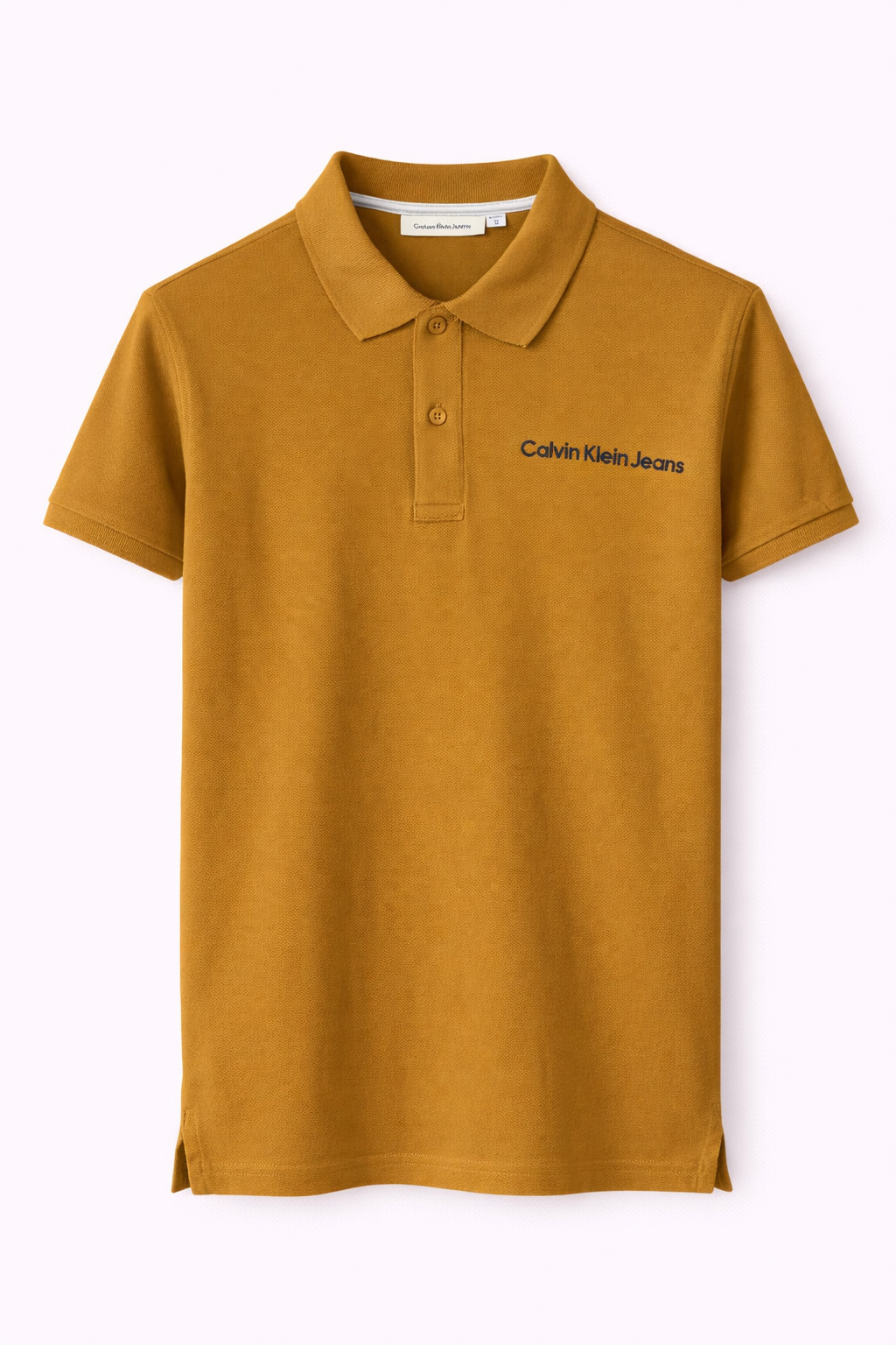 Calvin Klein Jeans Mustard / Golden Polo Shirt