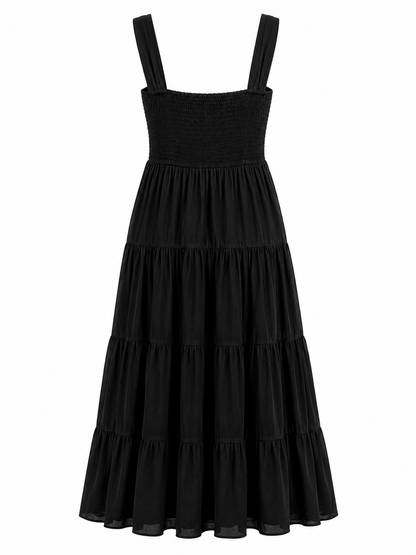 American Eagle Smocked Tiered Maxi Dress